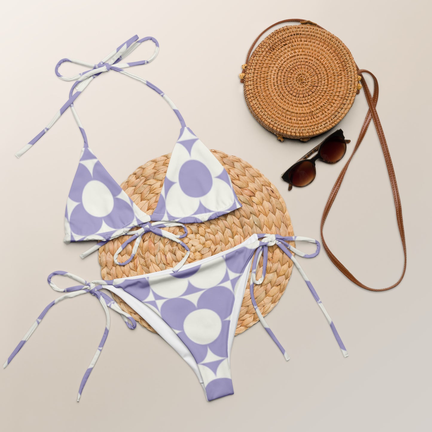 supa All-over print recycled string bikini