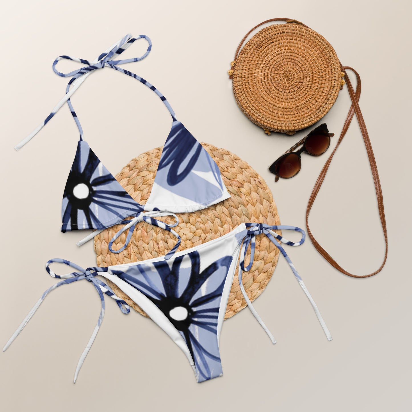supa All-over print recycled string bikini