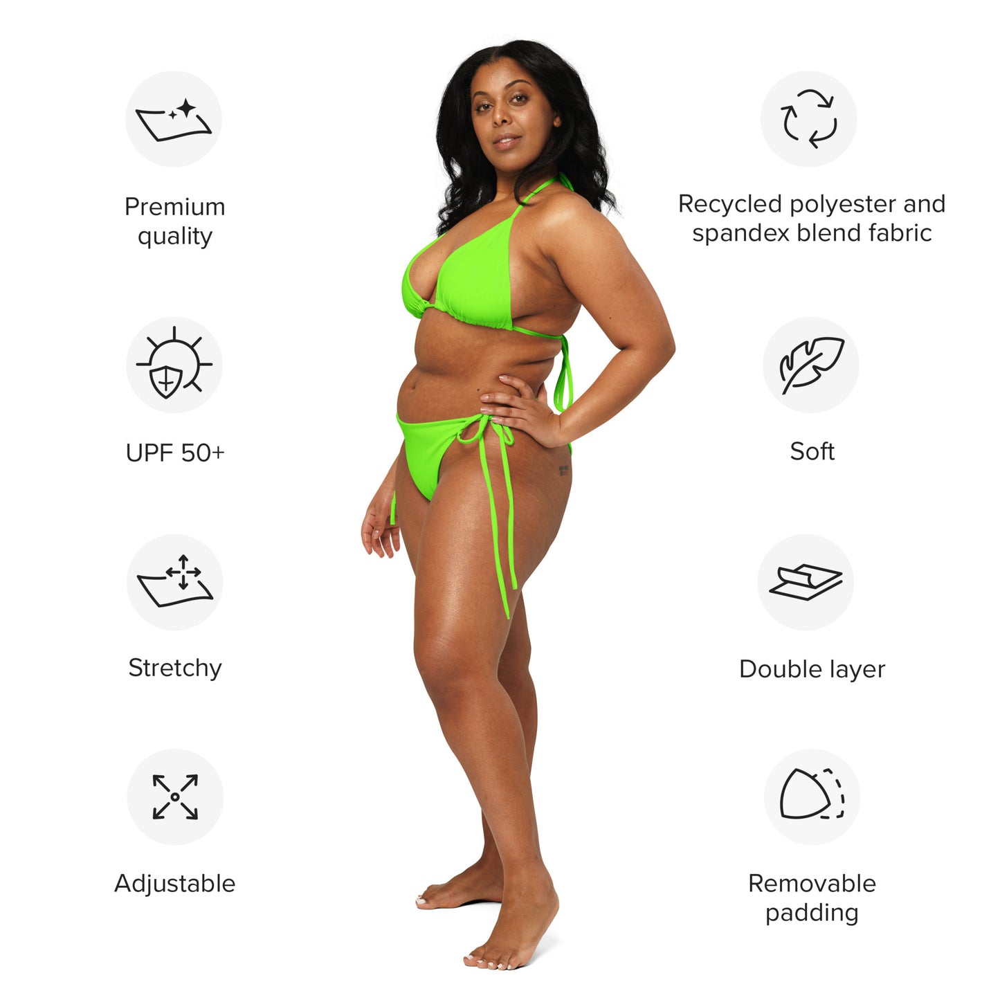 supa All-over print recycled string bikini
