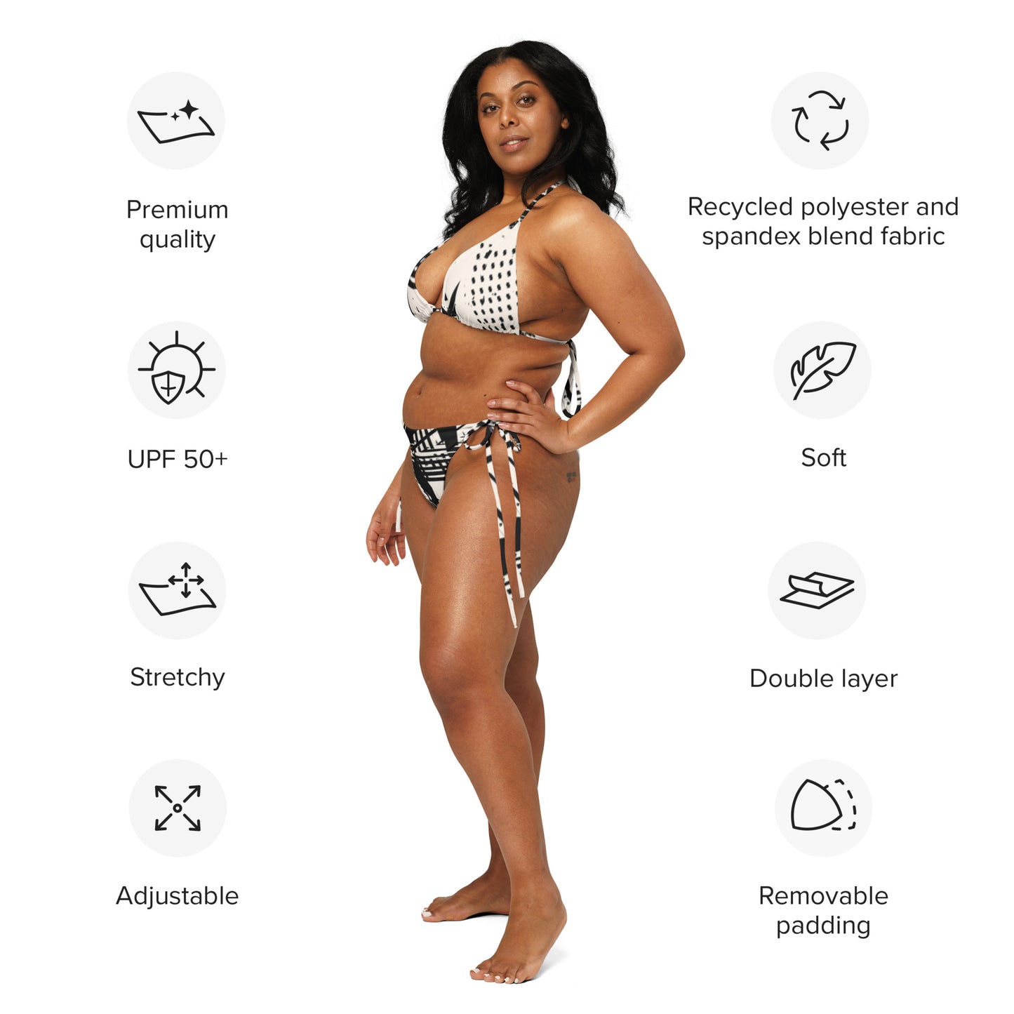 supa All-over print recycled string bikini