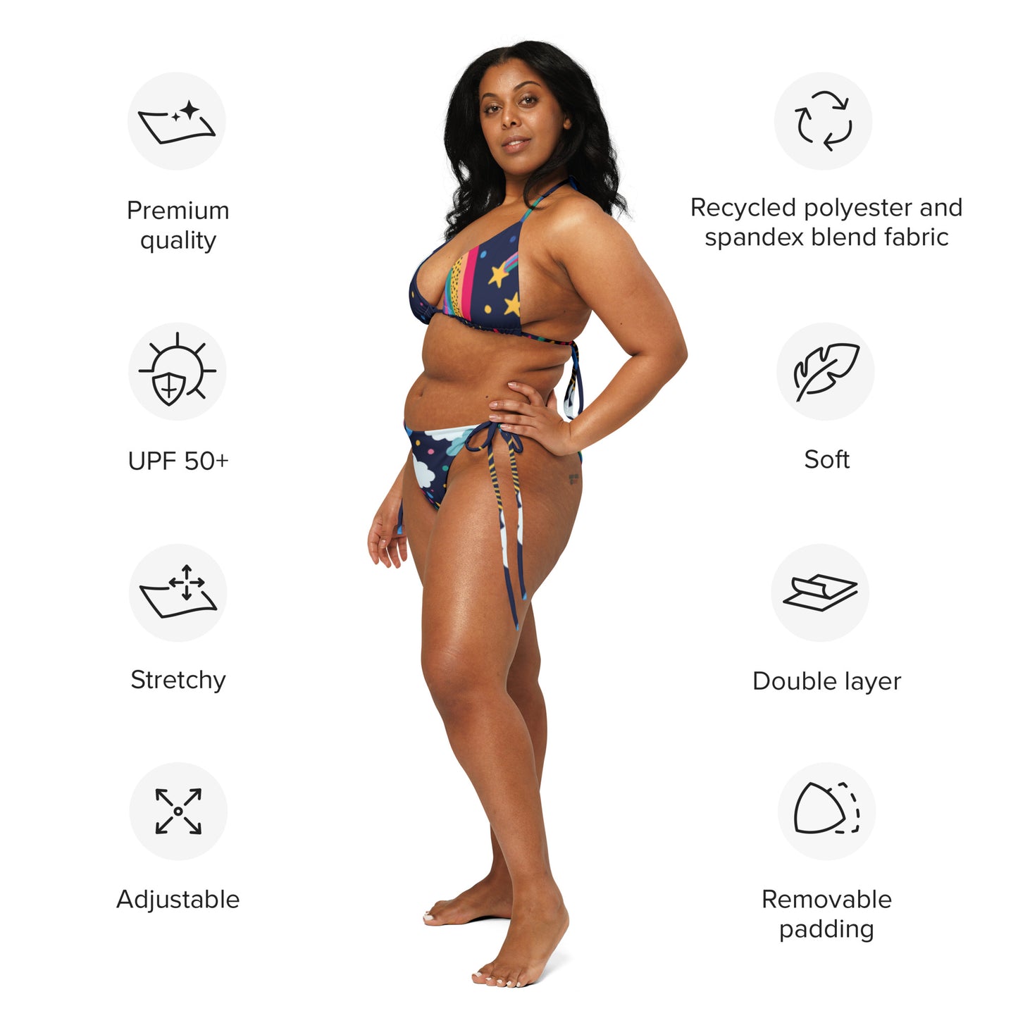 supa All-over print recycled string bikini