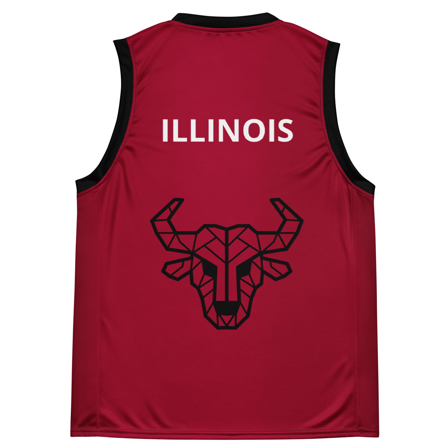 Recycled unisex basketball jersey