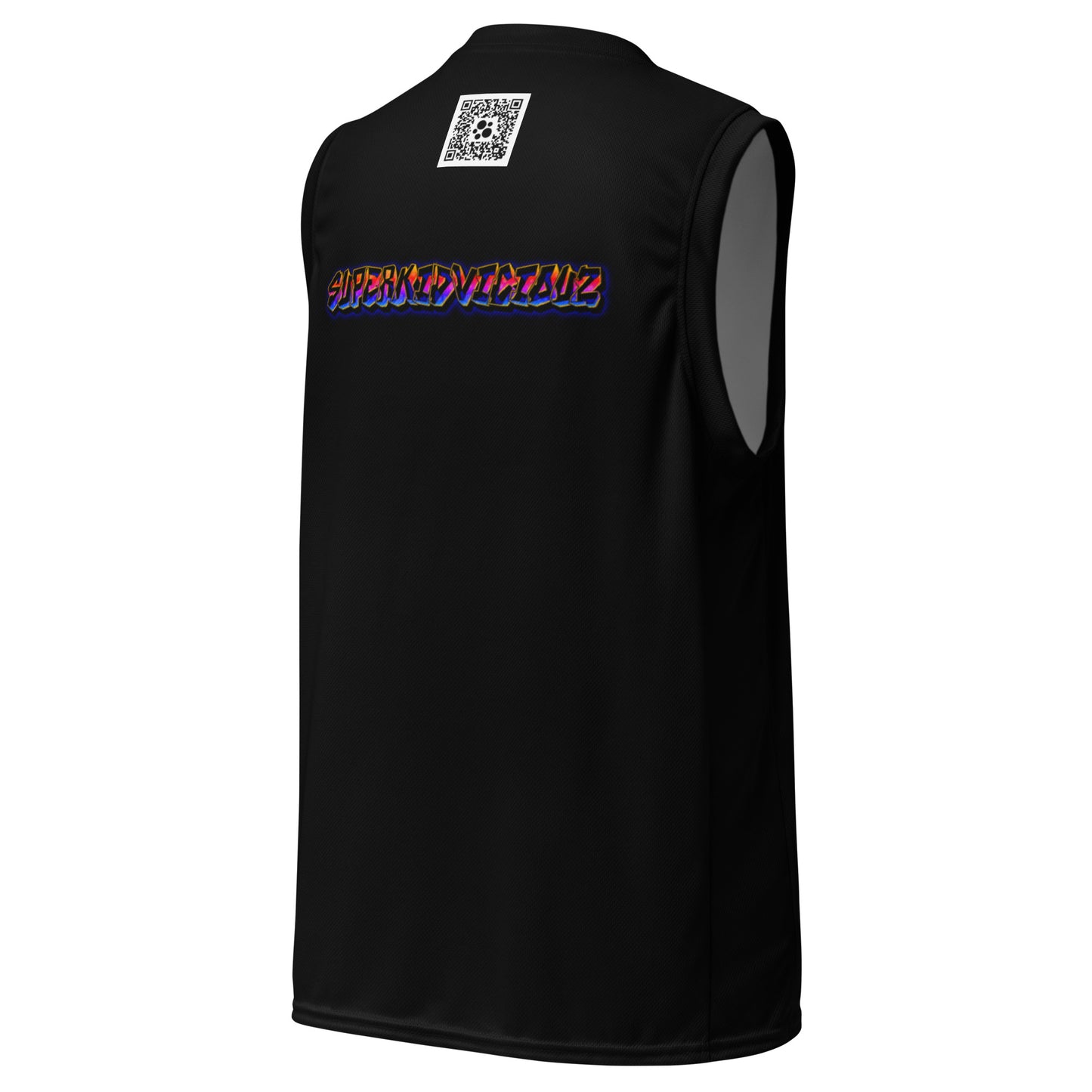 DALEAGUERAINBOWRecycled unisex basketball jersey