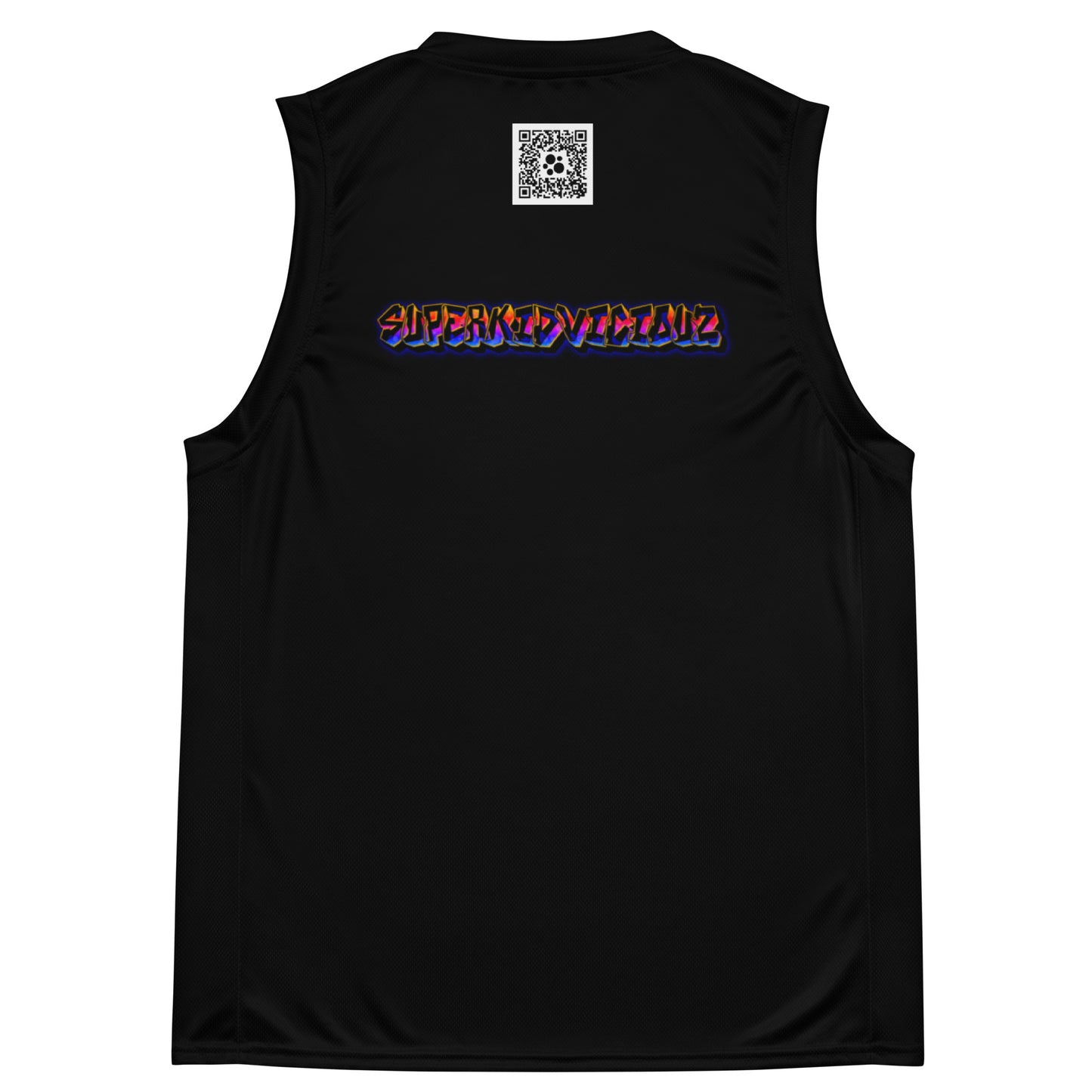DALEAGUERAINBOWRecycled unisex basketball jersey