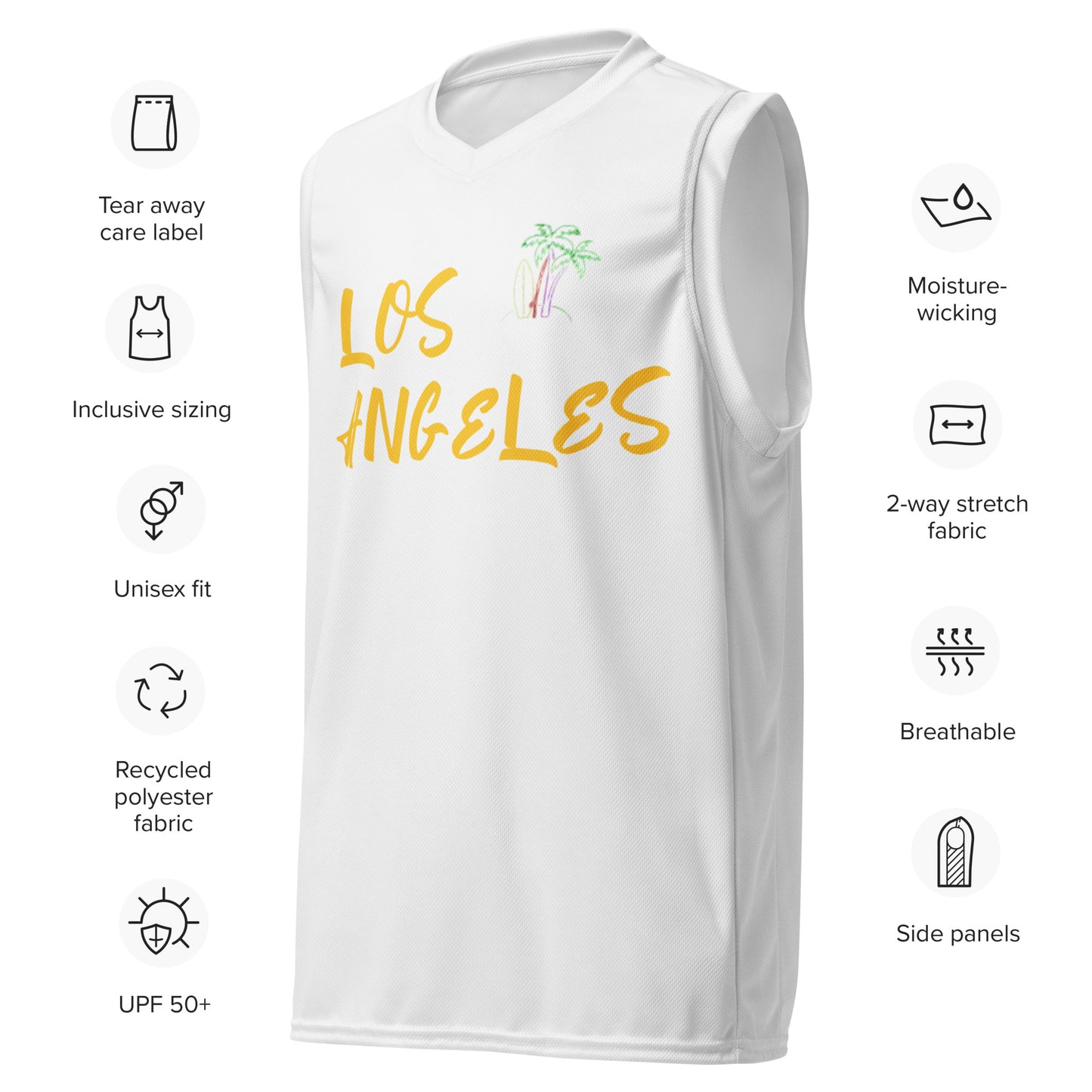 hebrew isrealite Recycled unisex basketball jersey