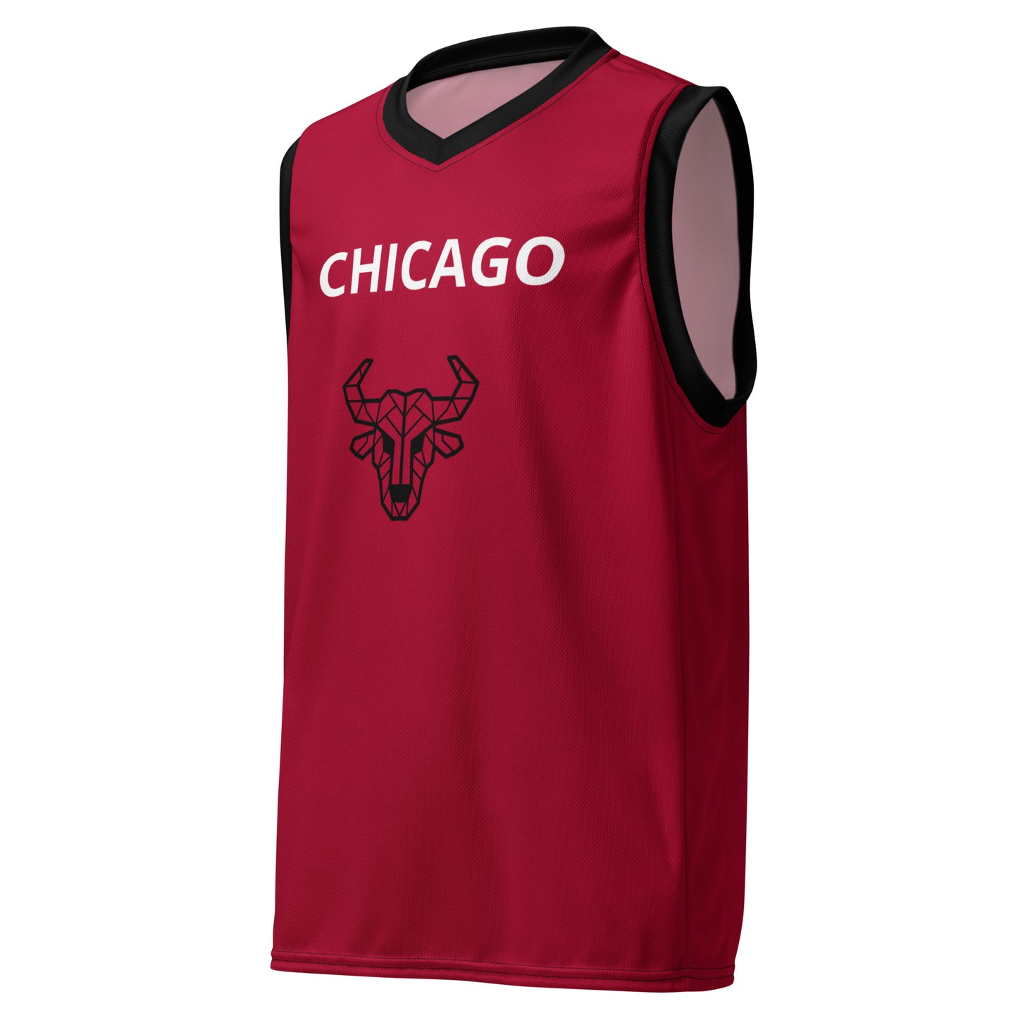 Recycled unisex basketball jersey