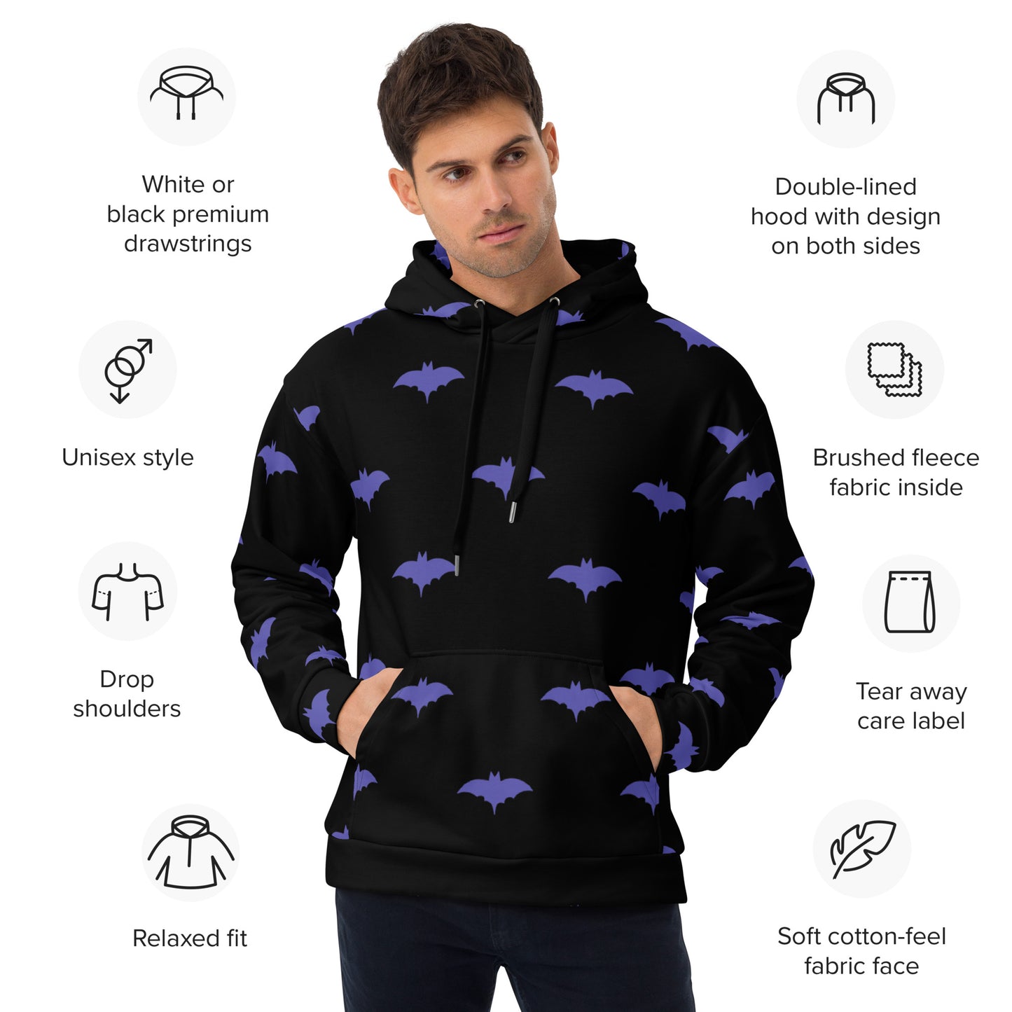 supa bat Unisex Hoodie