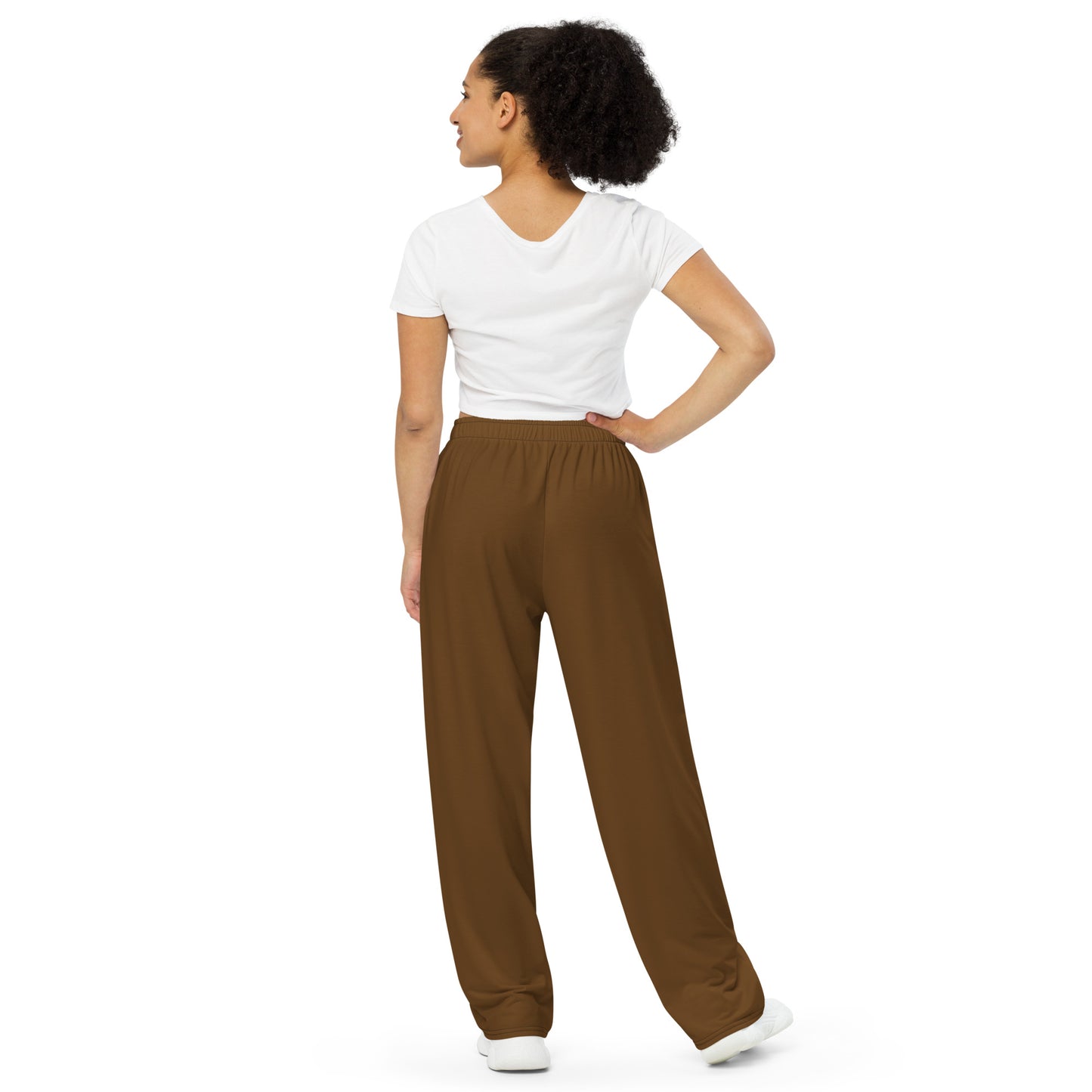 VOYEA All-over print unisex wide-leg pants