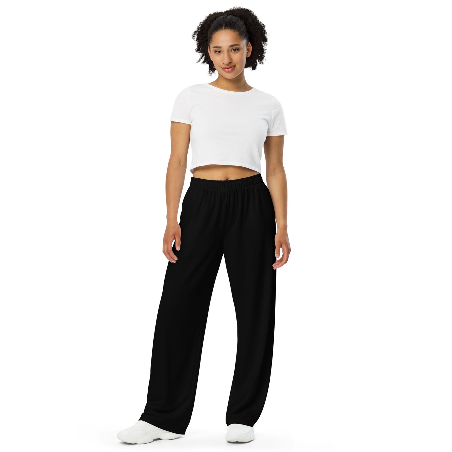 Voyea All-over print unisex wide-leg pants