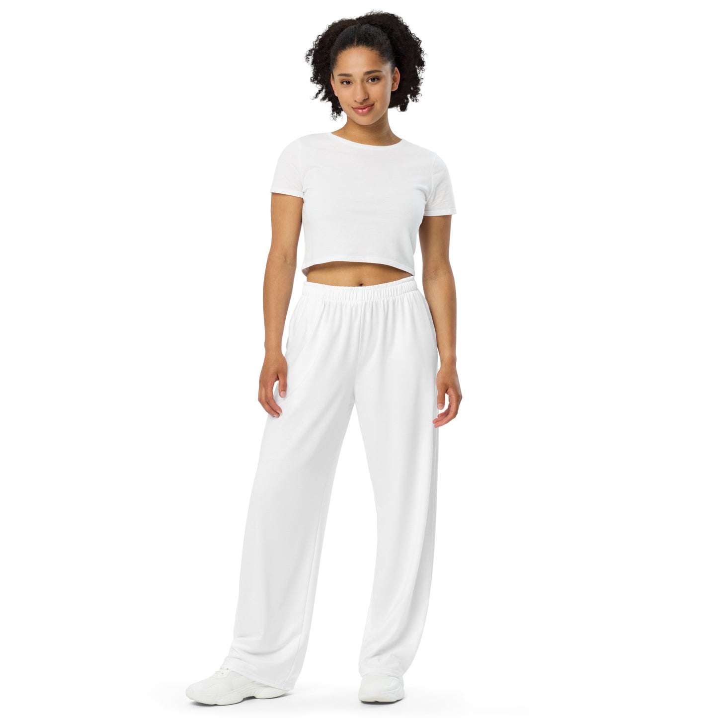 Voyea All-over print unisex wide-leg pants