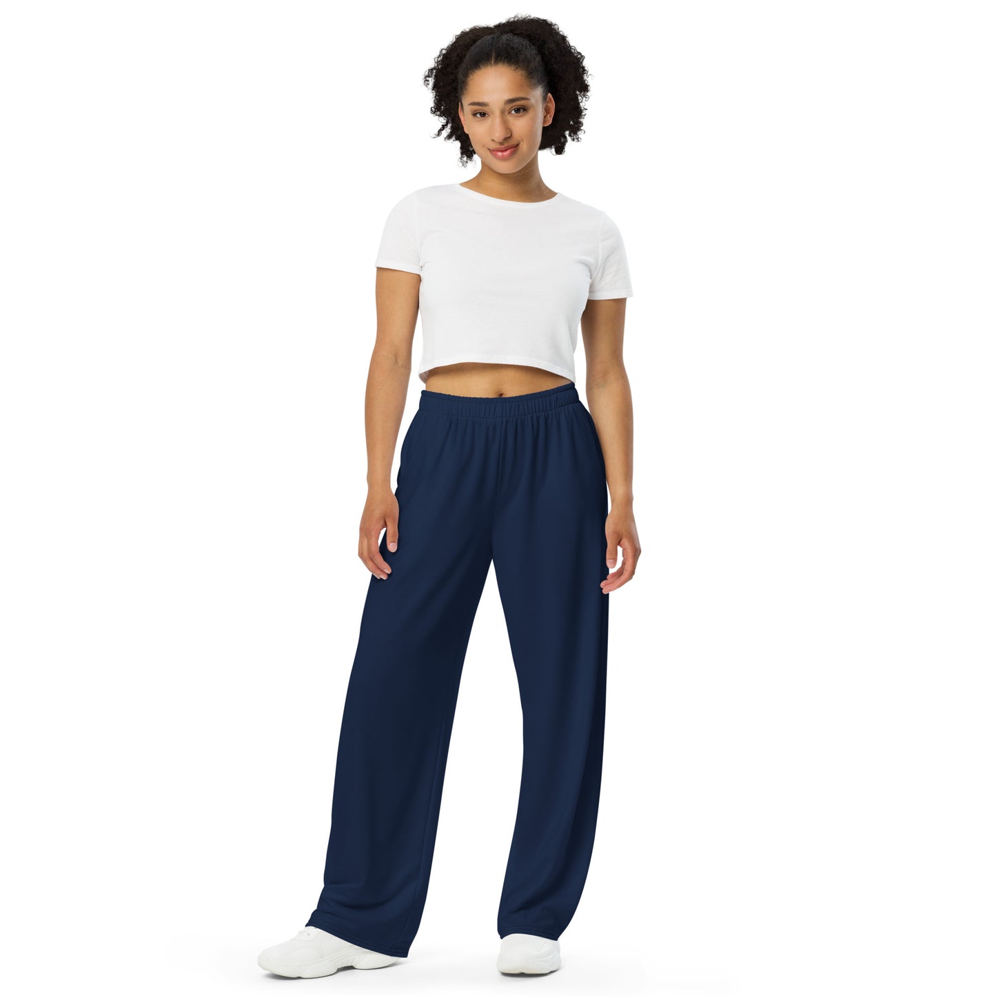 Voyea All-over print unisex wide-leg pants