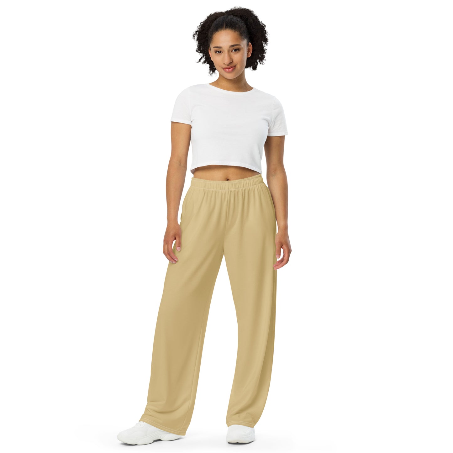 Voyea All-over print unisex wide-leg pants