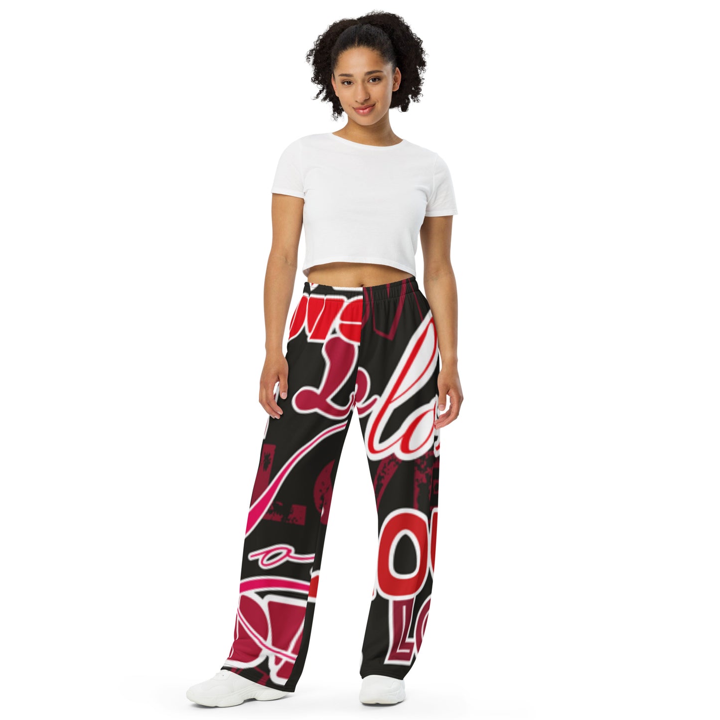 supa All-over print unisex wide-leg pants