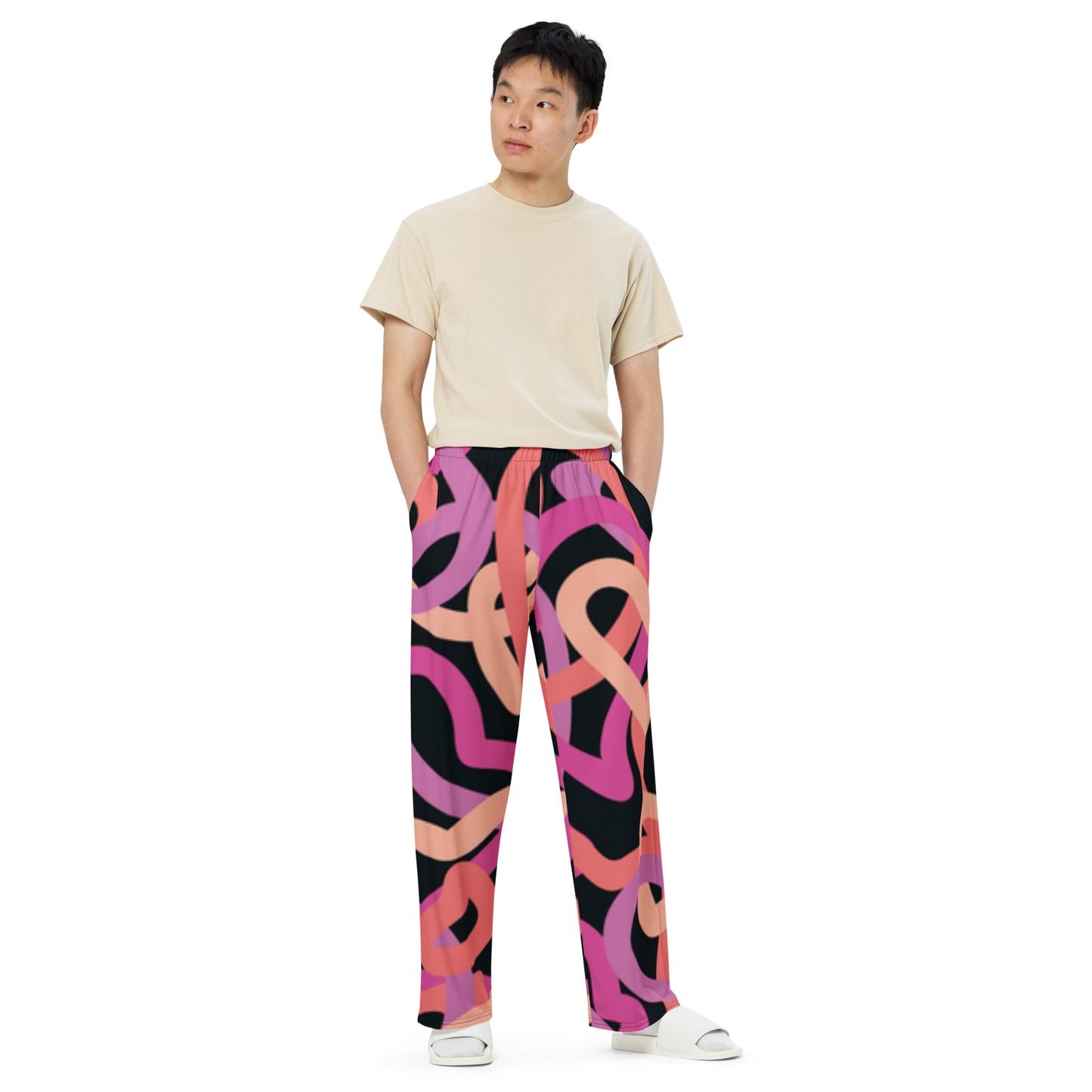 supa All-over print unisex wide-leg pants