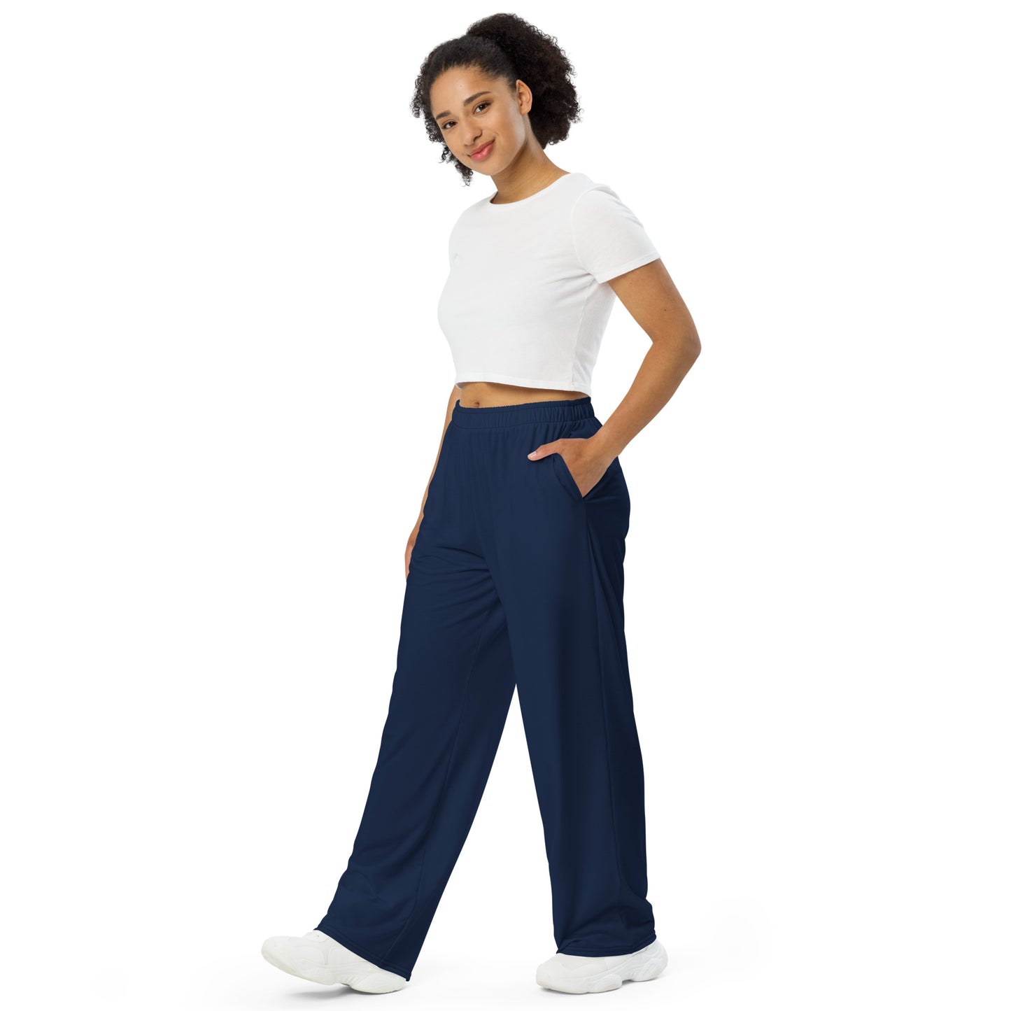 Voyea All-over print unisex wide-leg pants