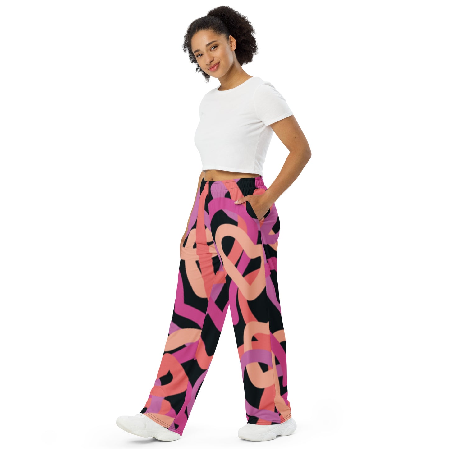 supa All-over print unisex wide-leg pants