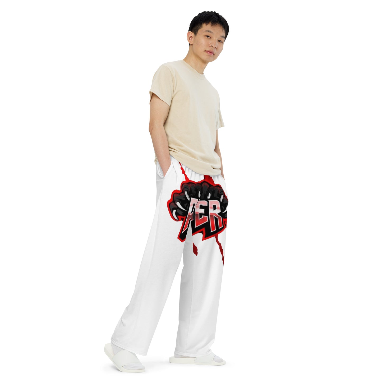 supa All-over print unisex wide-leg pants
