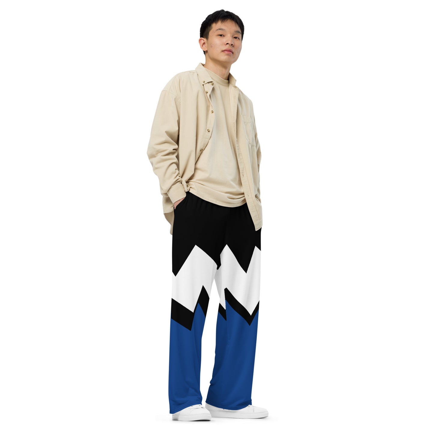 da league All-over print unisex wide-leg pants
