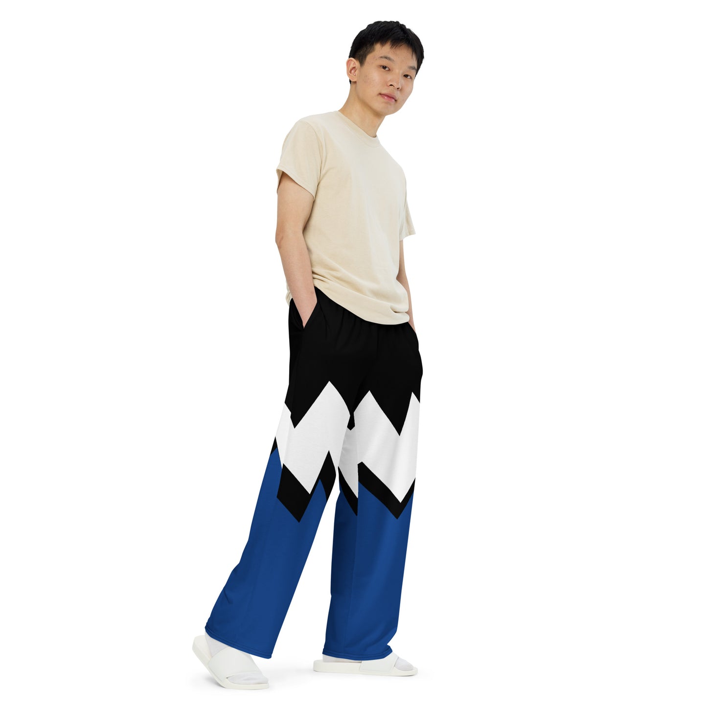 da league All-over print unisex wide-leg pants