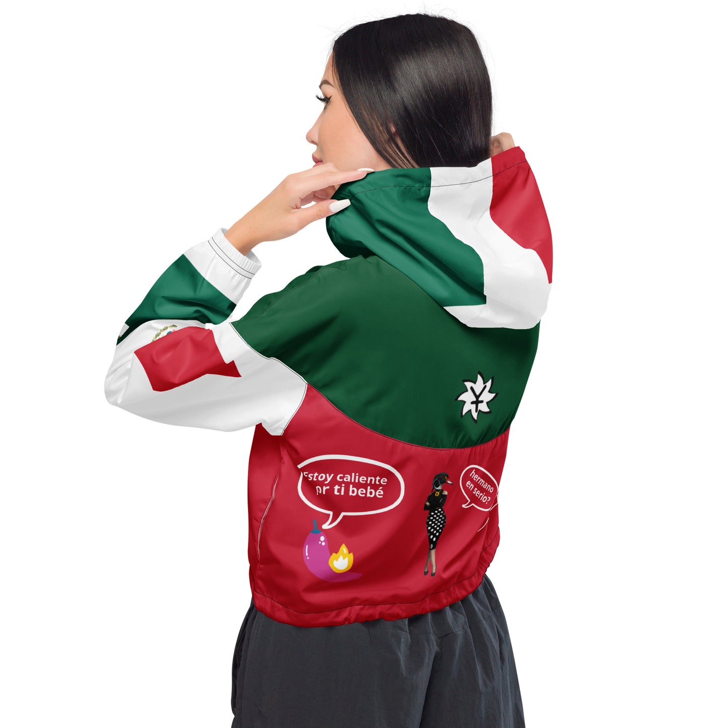 SUPA Women’s cropped windbreaker
