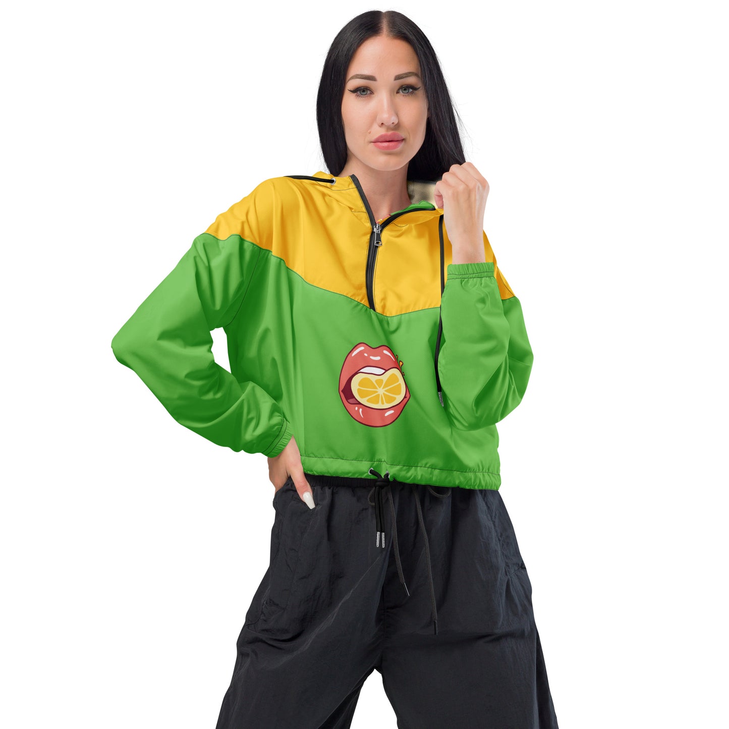 SUPA Women’s cropped windbreaker