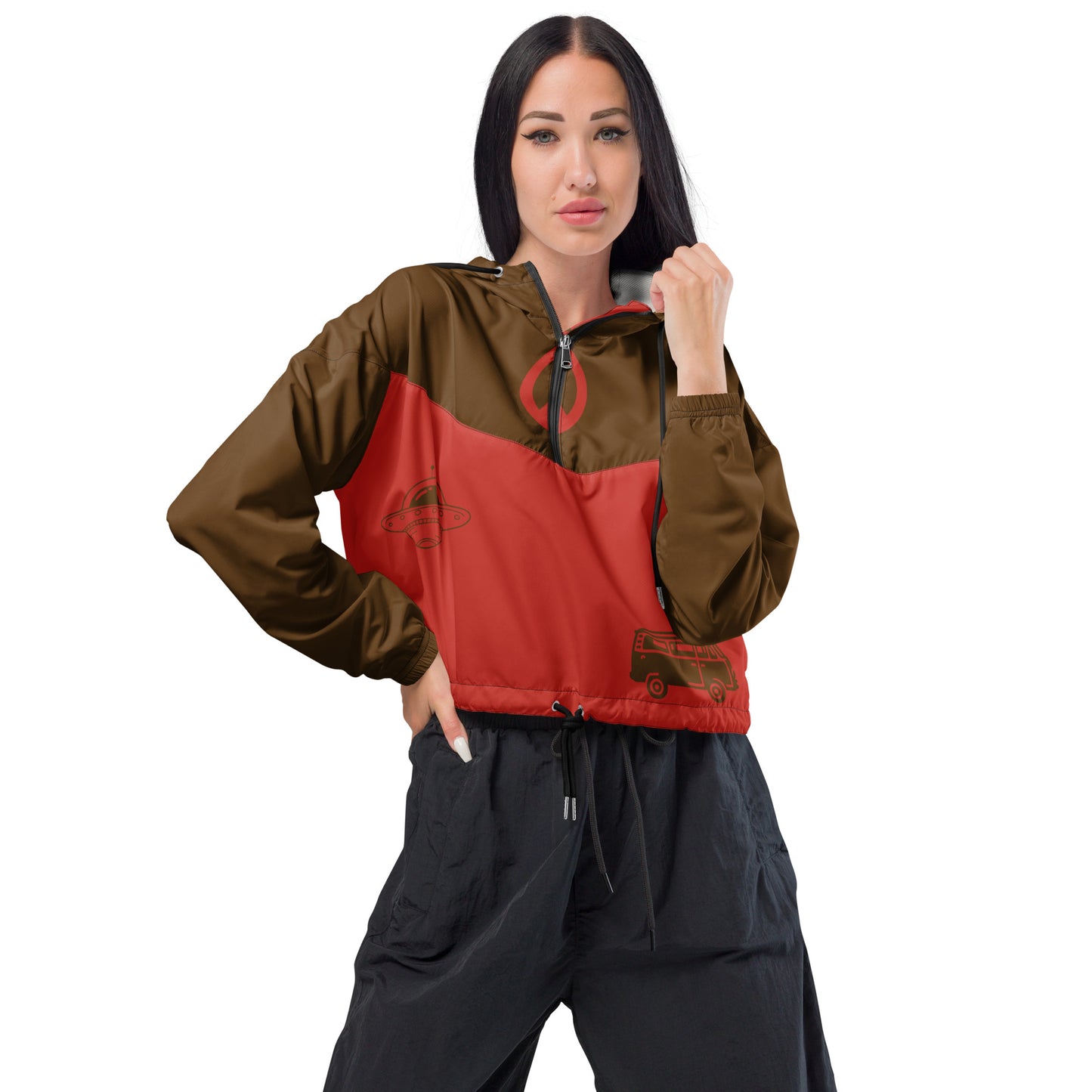 SUPA Women’s cropped windbreaker