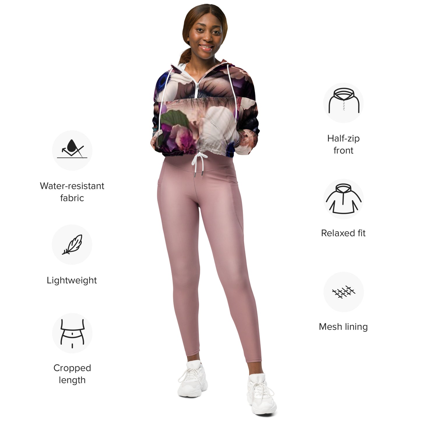 SUPA Women’s cropped windbreaker