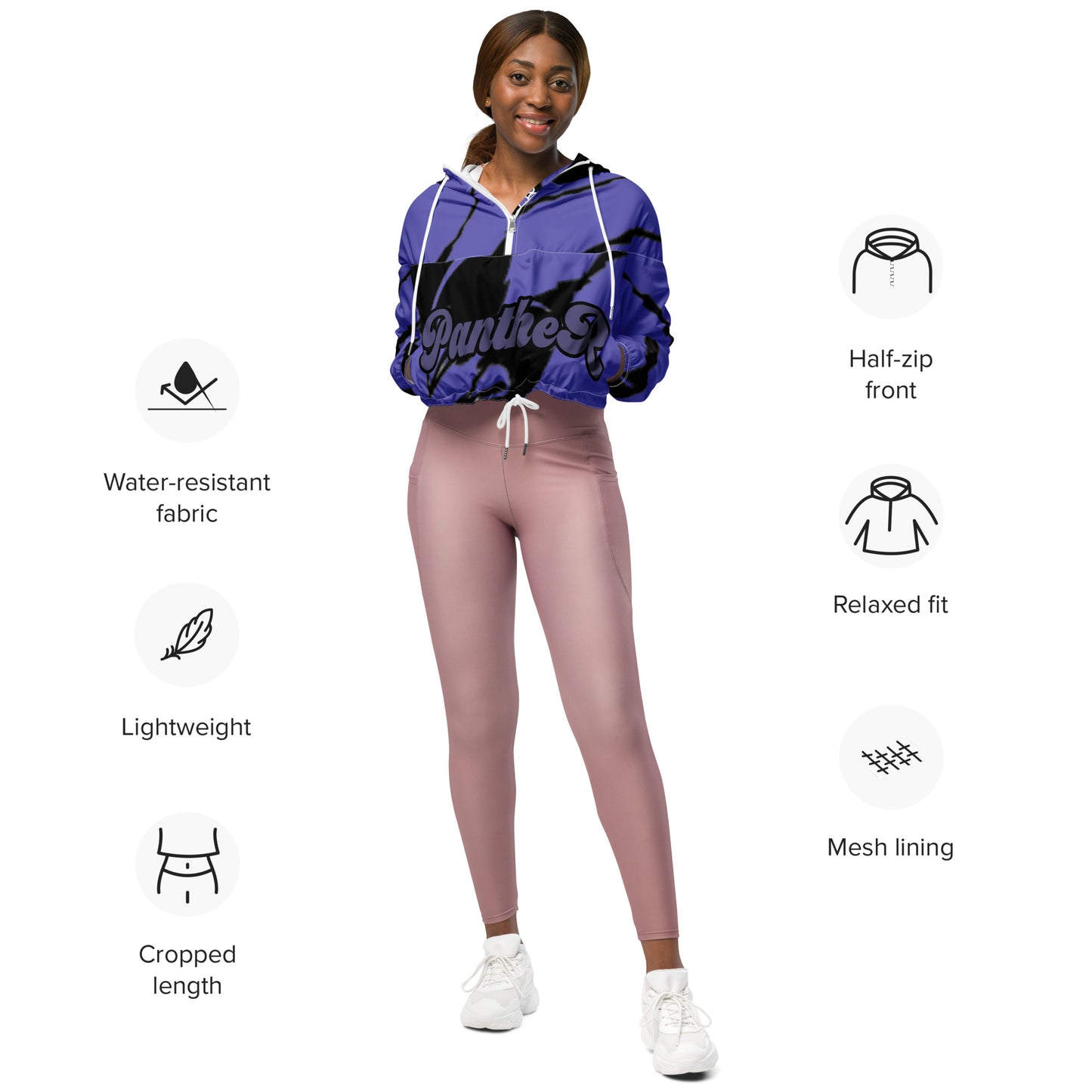 SUPA Women’s cropped windbreaker