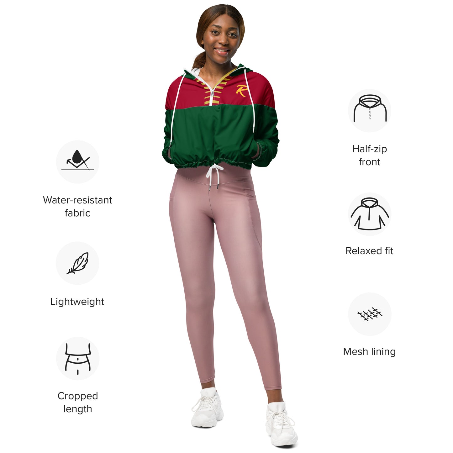 SUPA Women’s cropped windbreaker