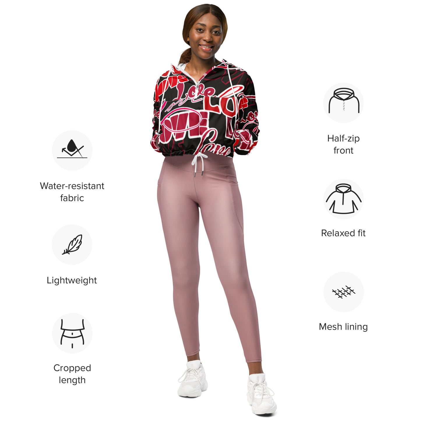 supa Women’s cropped windbreaker