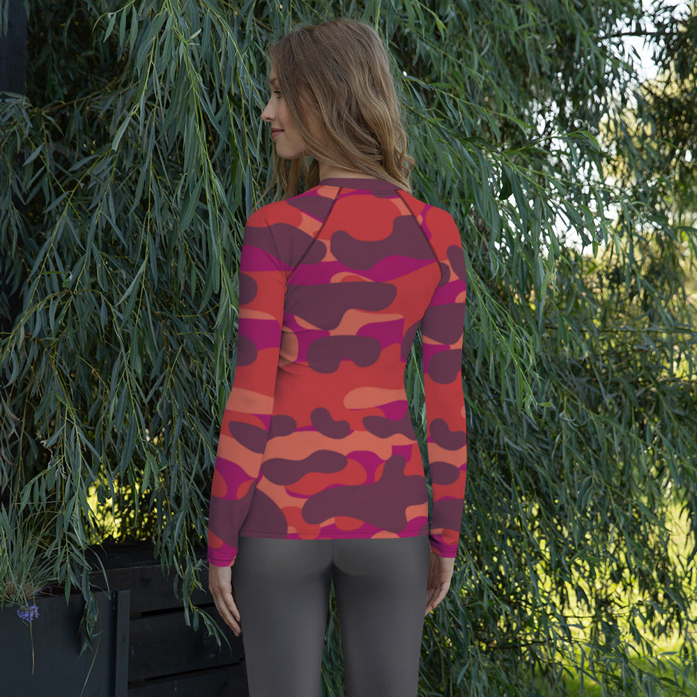 SUPA CAMOUFLAGE Women's Rash Guard