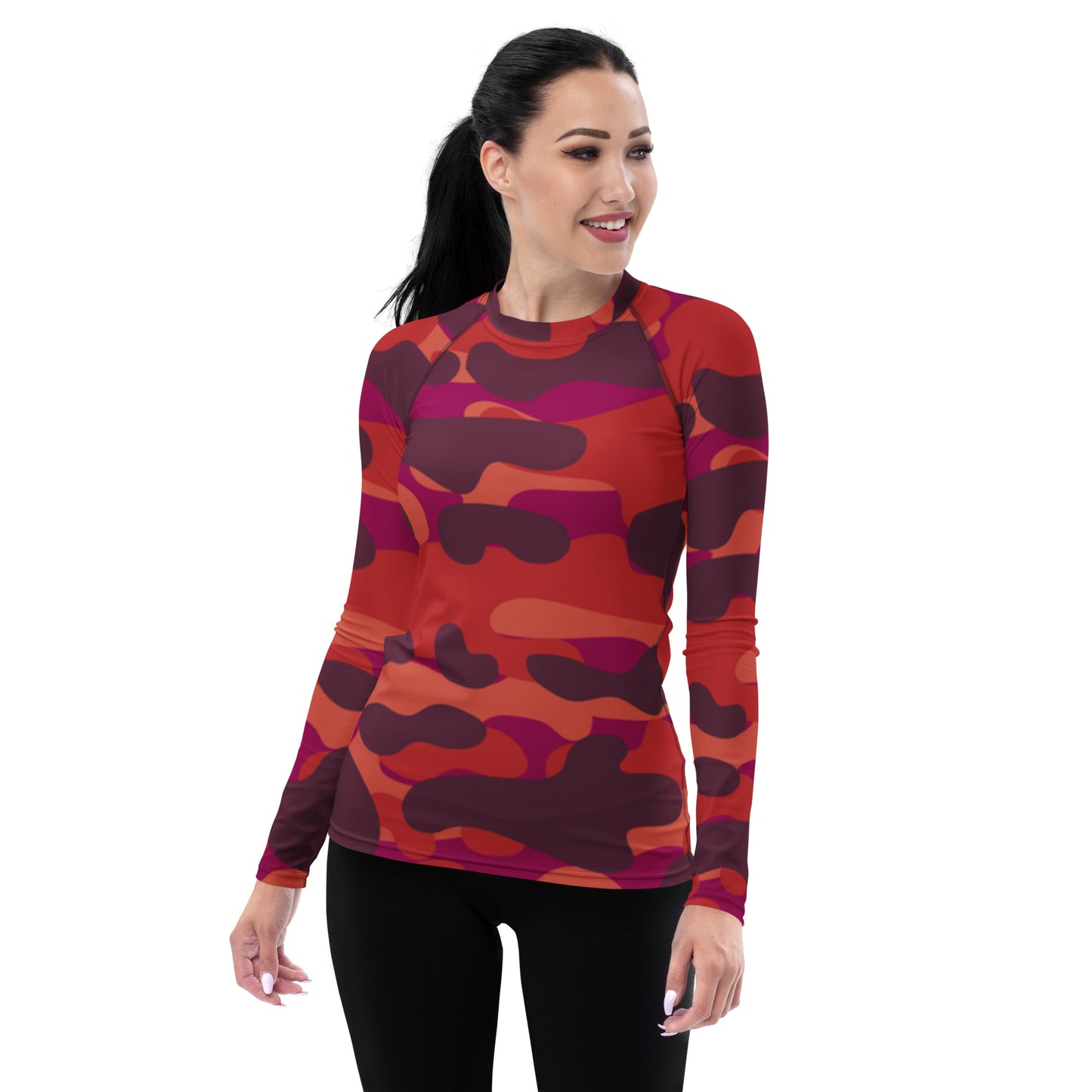 SUPA CAMOUFLAGE Women's Rash Guard
