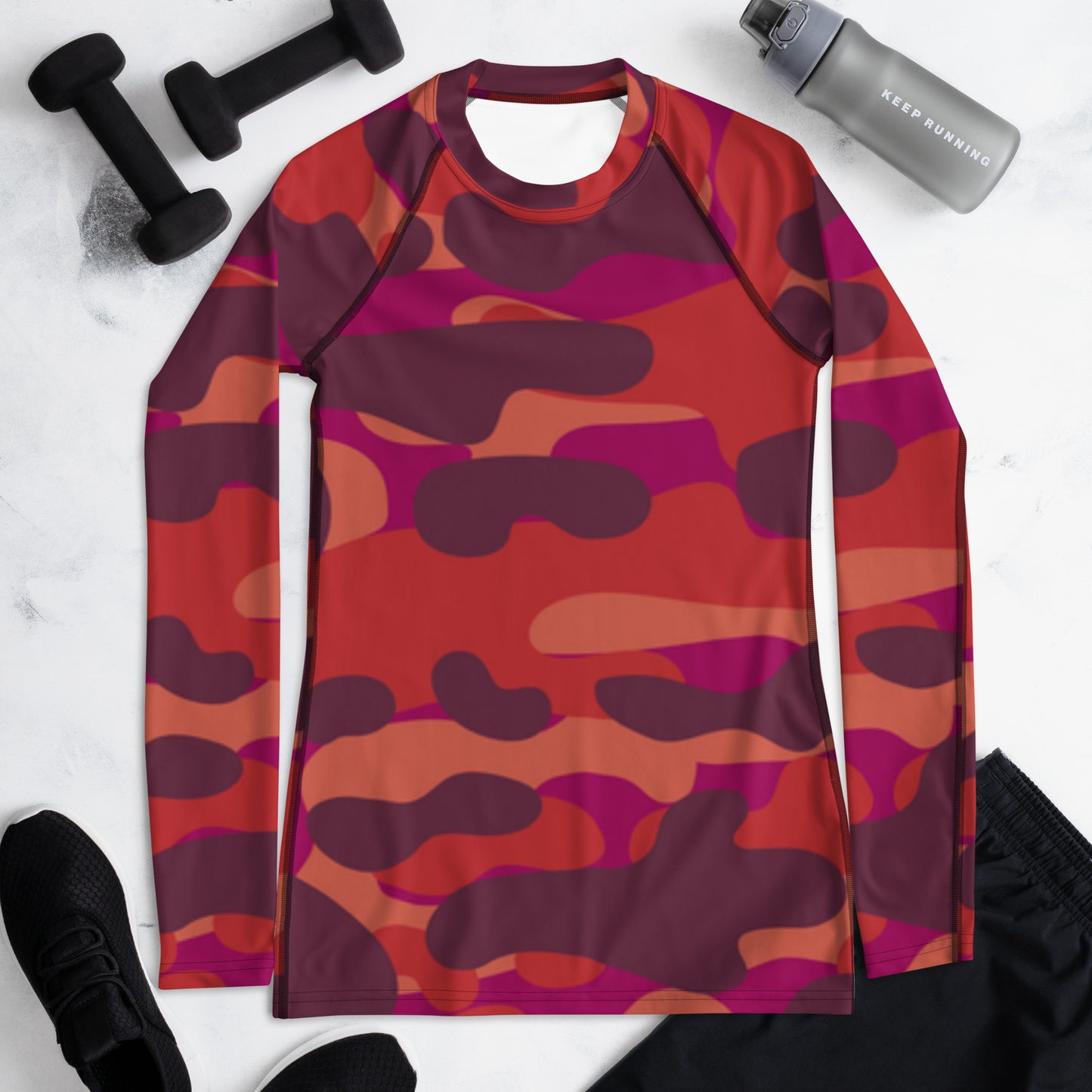 SUPA CAMOUFLAGE Women's Rash Guard