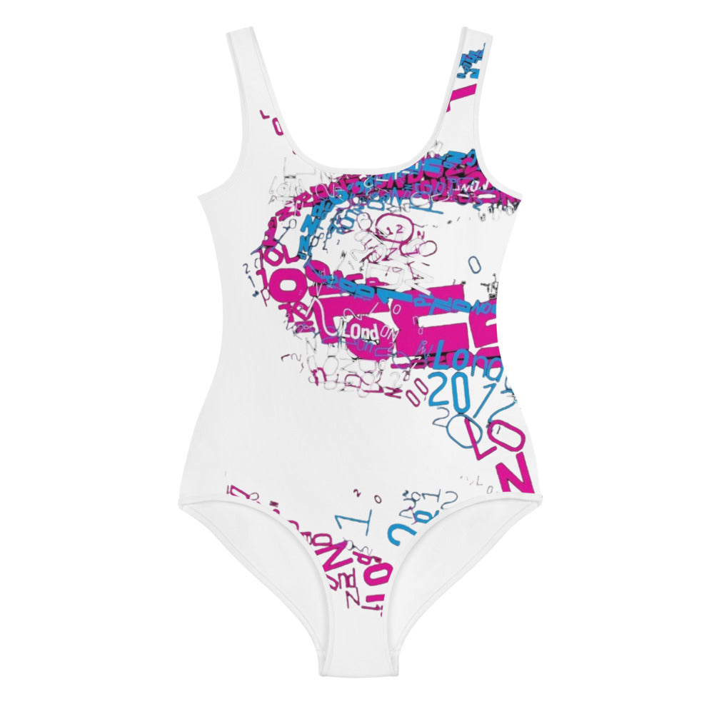 SUPA gymnastics All-Over Print Youth Swimsuit