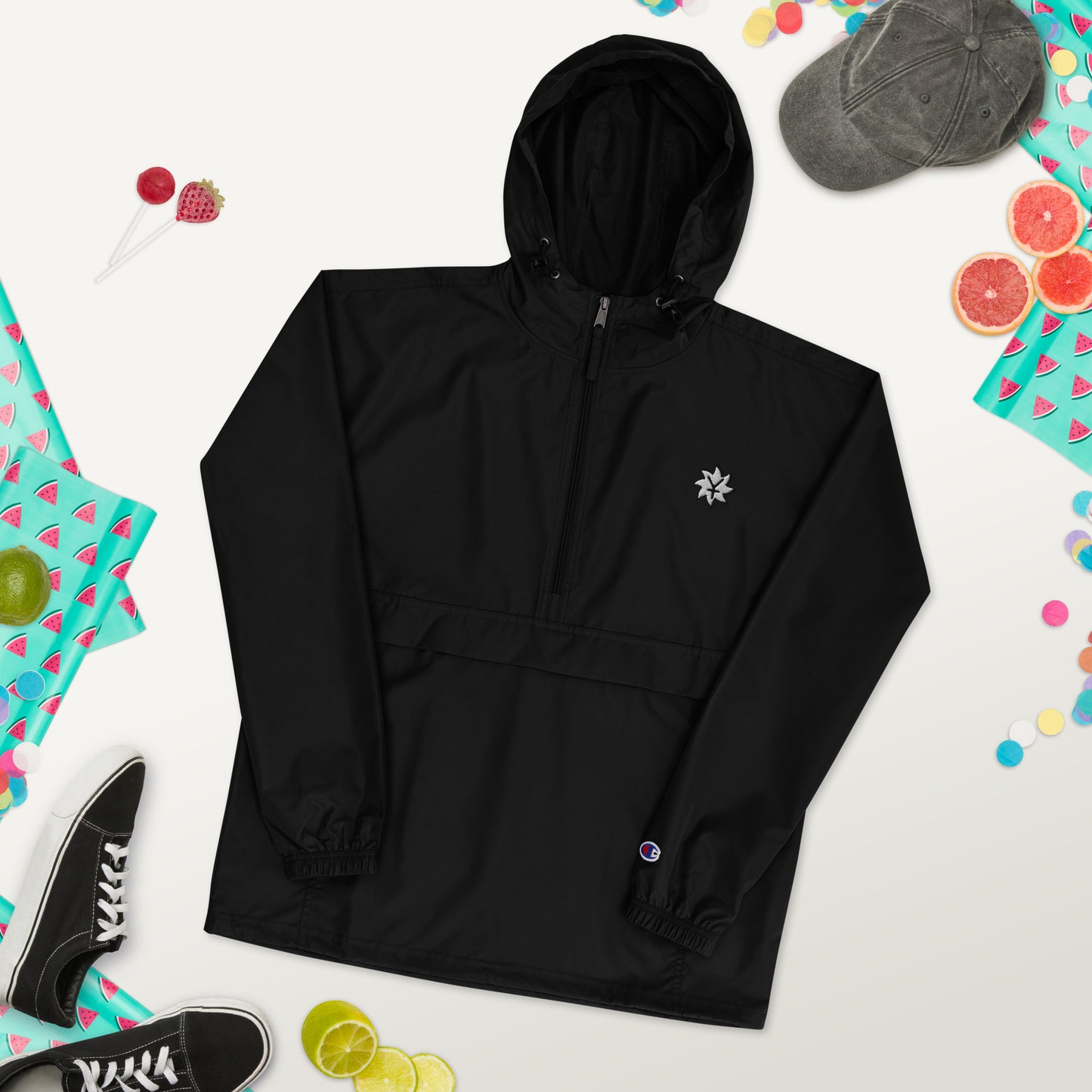 supa Embroidered Champion Packable Jacket