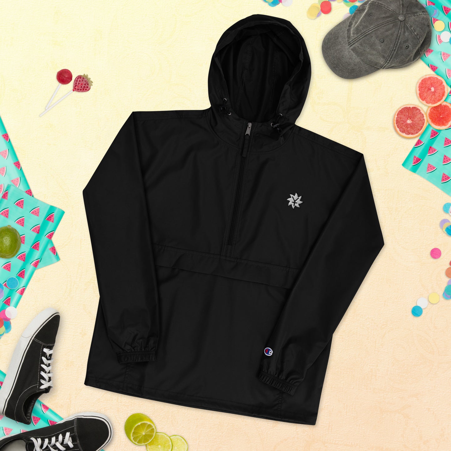 supa Embroidered Champion Packable Jacket