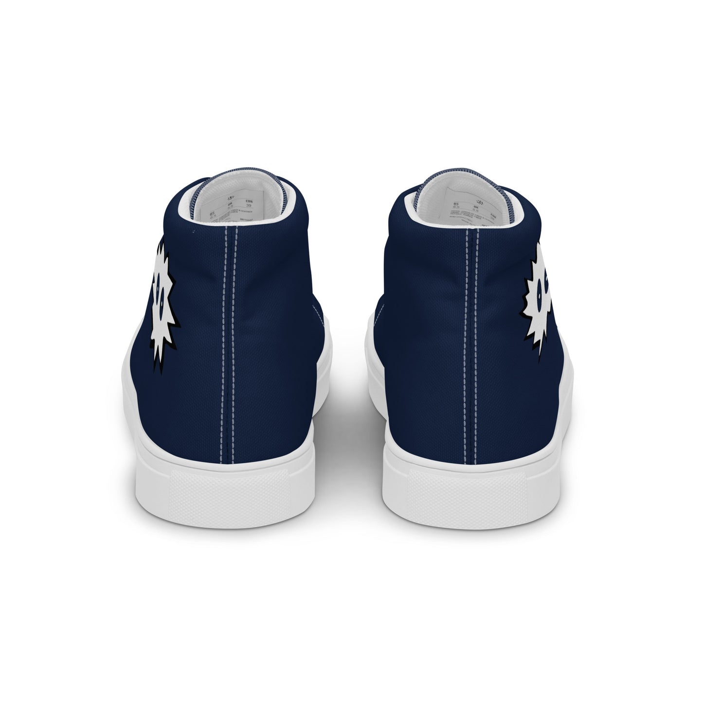 Men’s high top canvas shoes