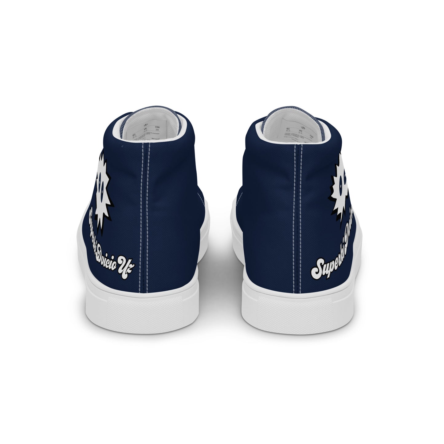 Men’s high top canvas shoes