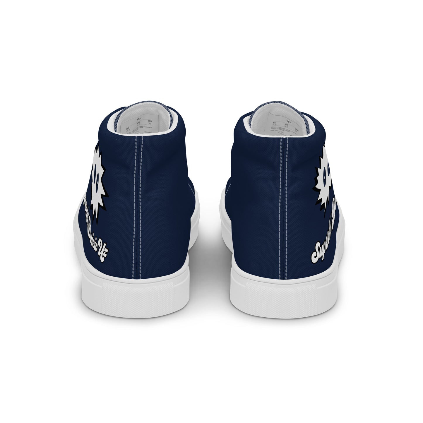 Men’s high top canvas shoes