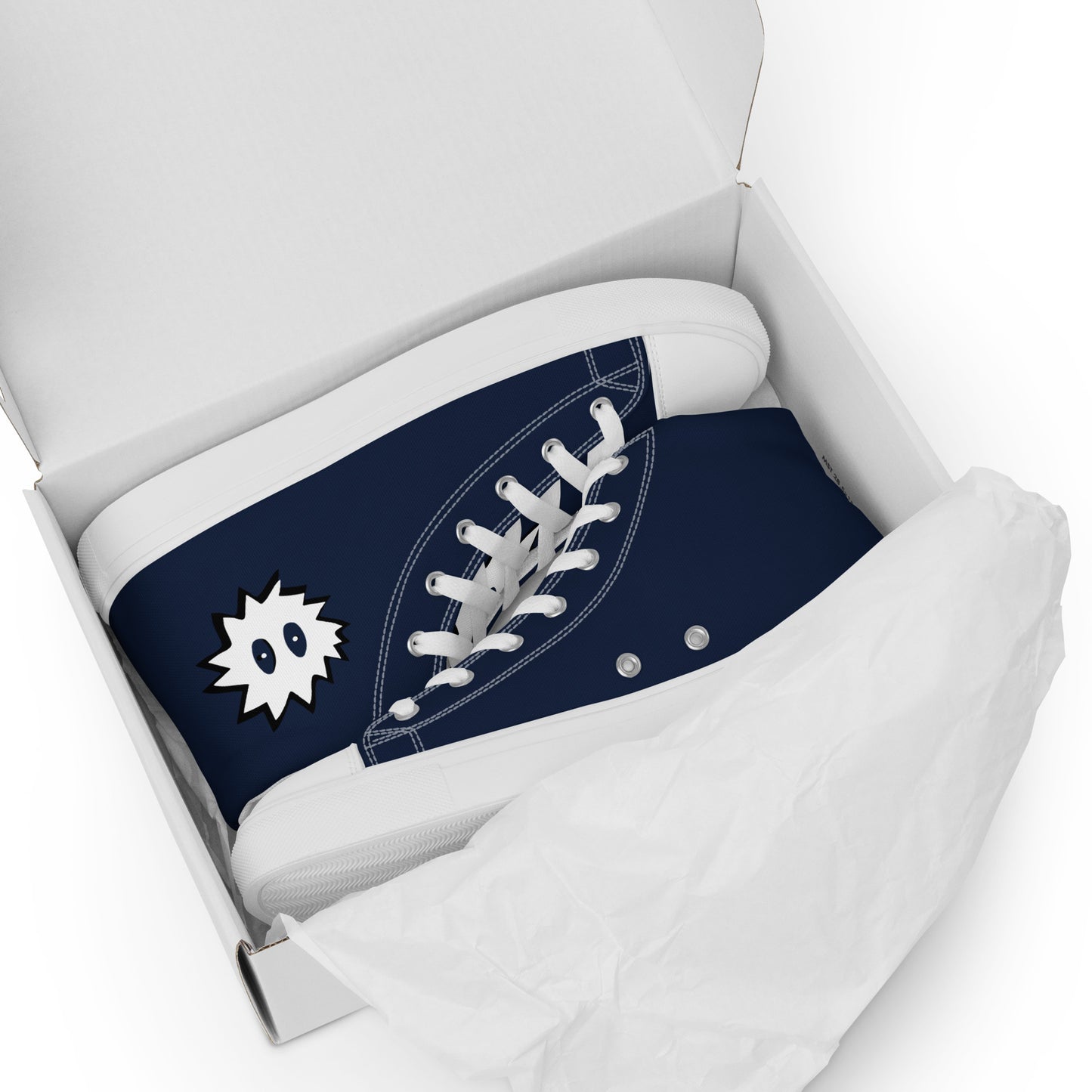 Men’s high top canvas shoes