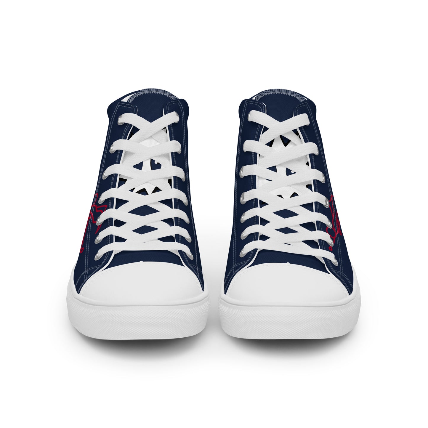 Men’s high top canvas shoes
