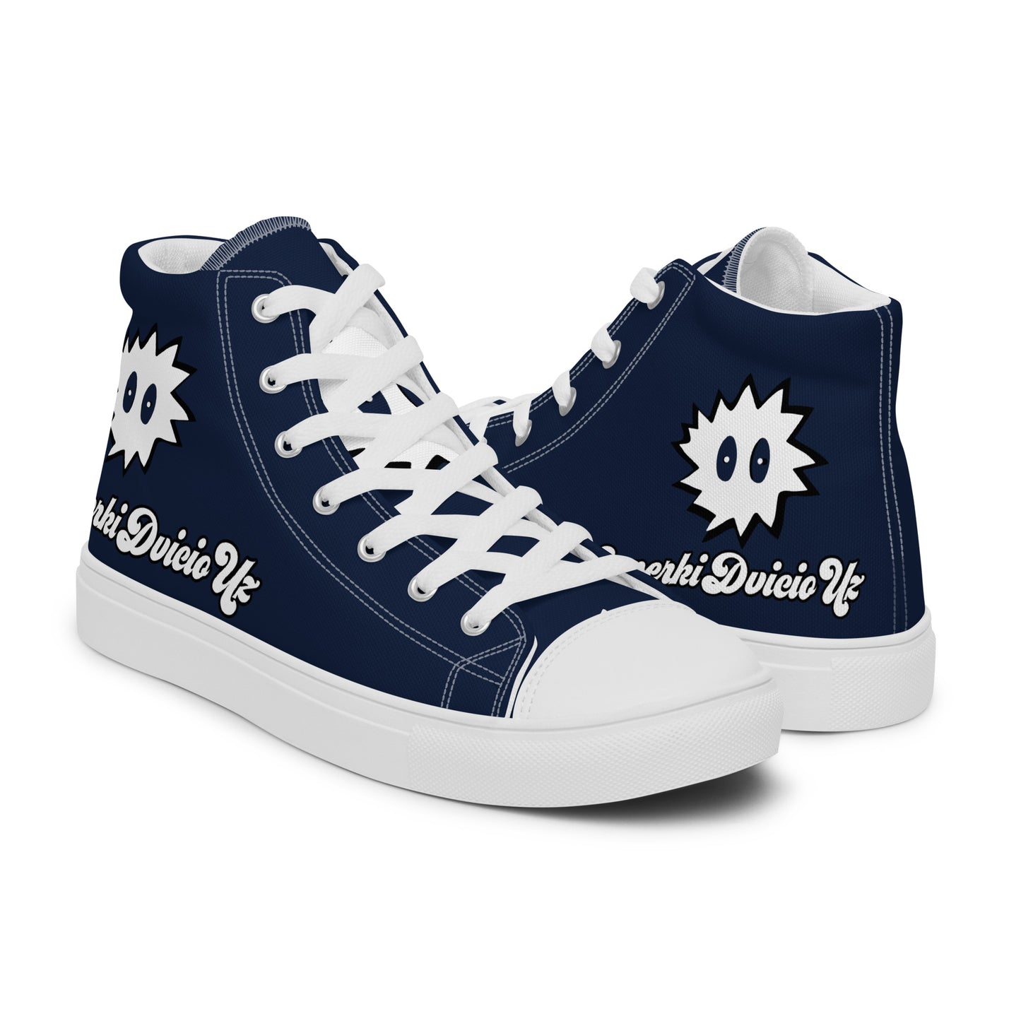 Men’s high top canvas shoes