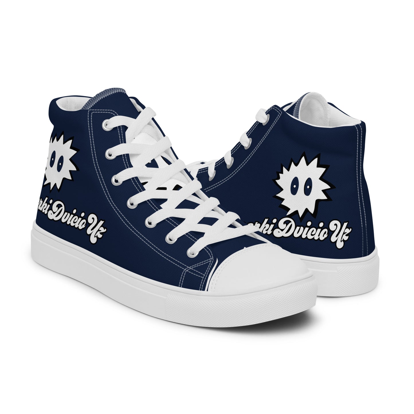 Men’s high top canvas shoes