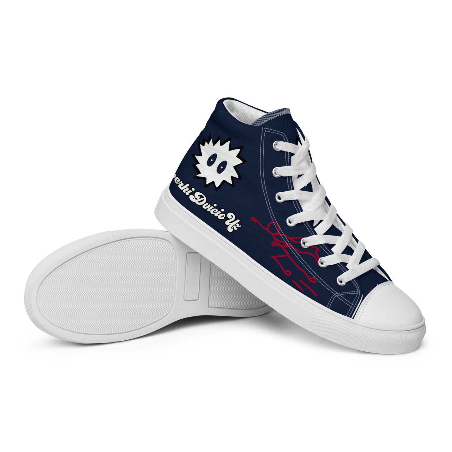 Men’s high top canvas shoes