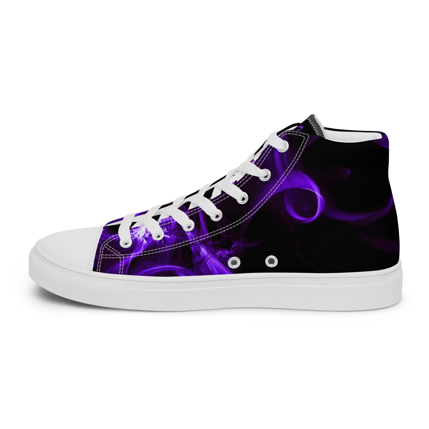 SuPeR PUrplE Men’s high top canvas shoes