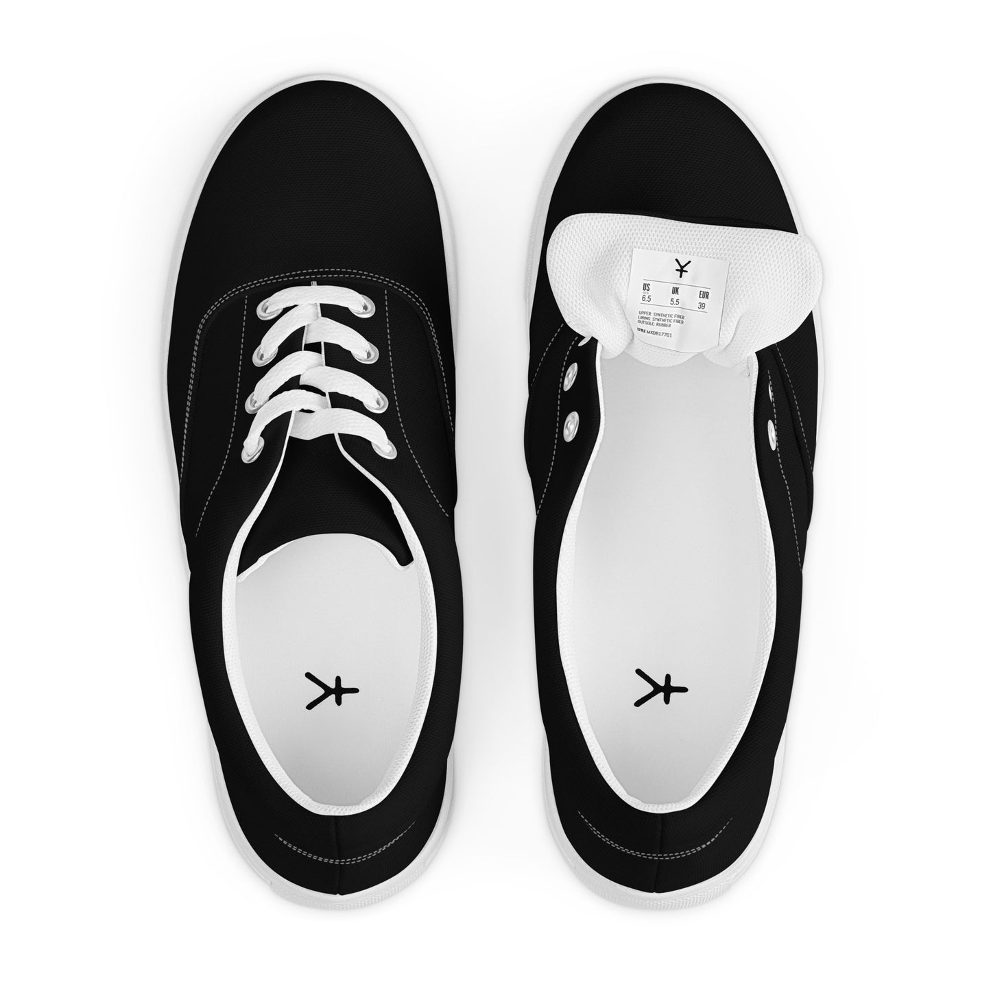 dressiekid Men’s lace-up canvas shoes