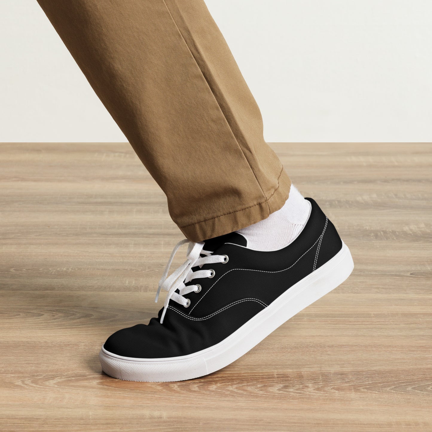dressiekid Men’s lace-up canvas shoes