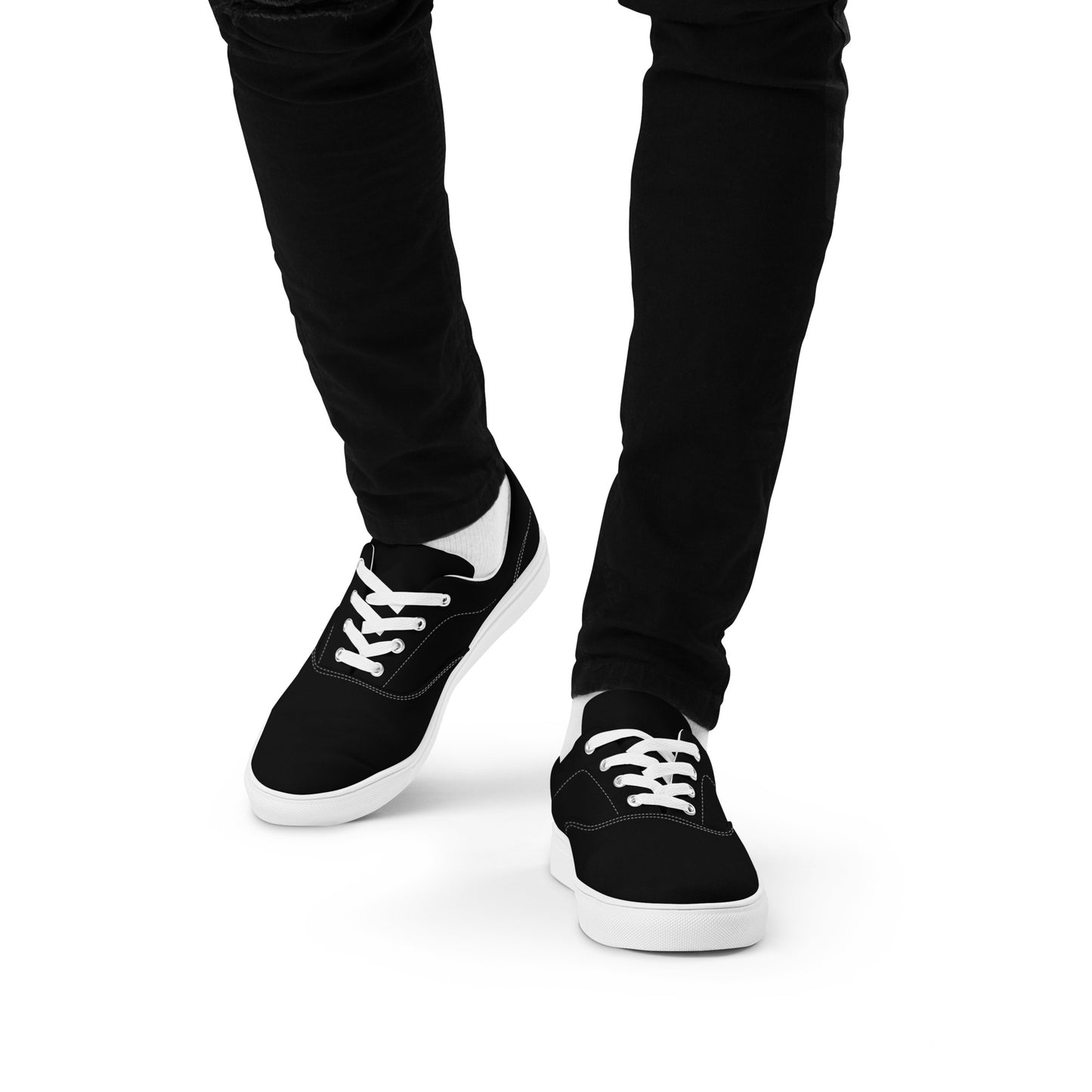 dressiekid Men’s lace-up canvas shoes