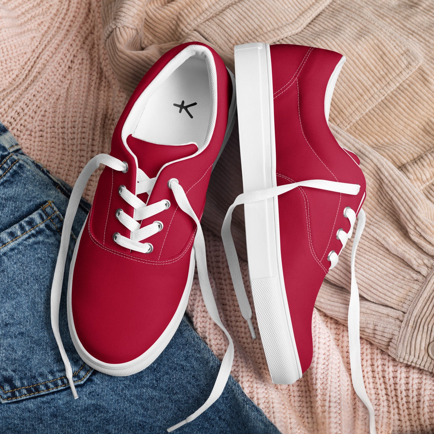 dressiekid Men’s lace-up canvas shoes