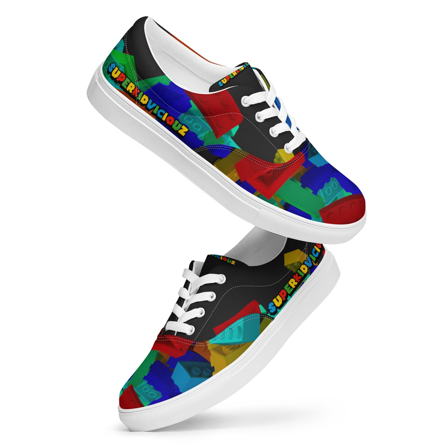 DRESSIELEGO Men’s lace-up canvas shoes